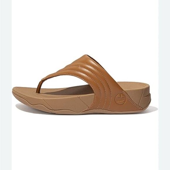 Fitflop Brown Slide Sandals - Picture 1 of 5
